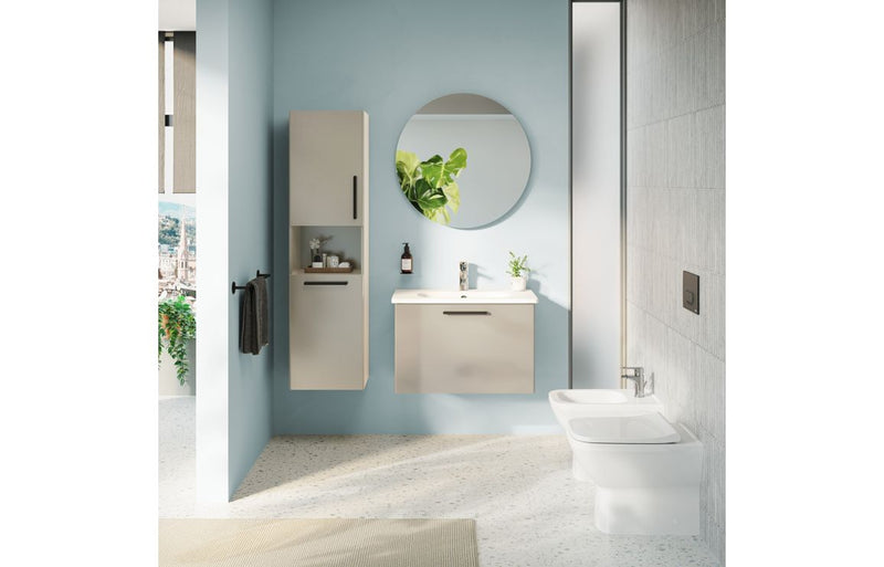 VitrA Integra Square Back to Wall Bidet - White