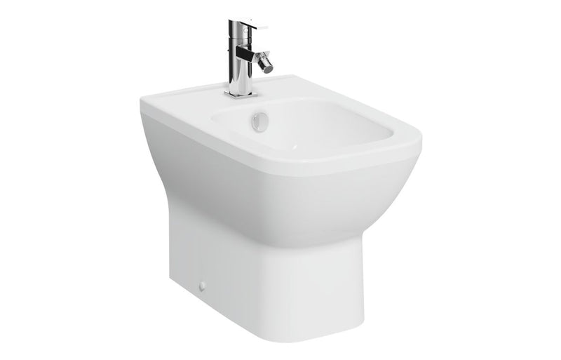 VitrA Integra Square Back to Wall Bidet - White