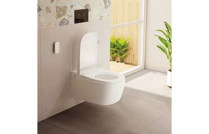 VitrA V-Care Comfort Rimless Shower Toilet - White