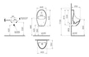 VitrA Urinal (No Flush Sensor) - White