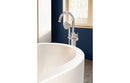 VitrA Origin Classic Floor Standing Bath/Shower Mixer - Chrome