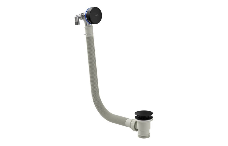 VitrA Round Bath Filler Waste - Matt Black