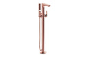 VitrA Root Round Floor Standing Bath/Shower Mixer - Soft Copper
