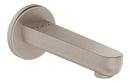 VitrA Root Round Wall Mounted Bath Spout - Brushed Nickel