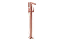 VitrA Root Square Floor Standing Bath/Shower Mixer - Soft Copper