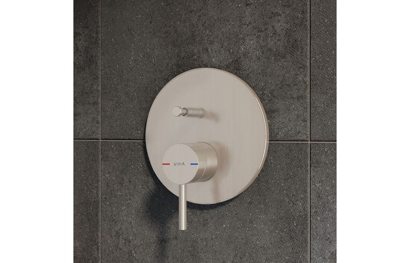 VitrA Origin Integrated 2-Way Diverter - Brushed Nickel