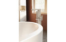 VitrA Root Square Floor Standing Bath/Shower Mixer - Brushed Nickel