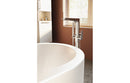 VitrA Root Round Floor Standing Bath/Shower Mixer - Chrome