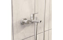 VitrA Flow Round Wall Mounted Bath/Shower Mixer - Chrome