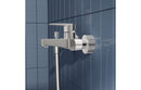 VitrA Flow Square Wall Mounted Bath/Shower Mixer - Chrome