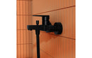 VitrA Flow Square Wall Mounted Bath/Shower Mixer - Matt Black