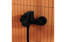 VitrA Flow Square Wall Mounted Bath/Shower Mixer - Matt Black