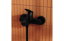 VitrA Flow Square Wall Mounted Bath/Shower Mixer - Matt Black