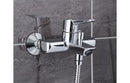 VitrA Solid S Wall Mounted Bath/Shower Mixer - Chrome