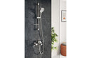 VitrA Root Square Wall Mounted Bath/Shower Mixer - Chrome