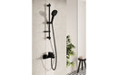 VitrA Root Square Wall Mounted Bath/Shower Mixer - Matt Black