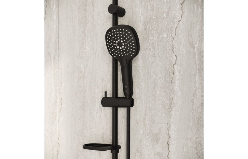 VitrA Origin Wall Mounted Shower Mixer - Matt Black