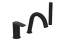 VitrA Flow Soft 3-Hole Bath/Shower Mixer - Matt Black