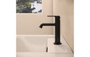 VitrA Origin Classic Basin Mixer (Top Handle) - Matt Black