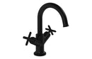 VitrA Origin Classic Basin Mixer (Cross Handles) - Matt Black