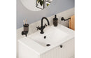 VitrA Origin Classic Basin Mixer (Cross Handles) - Matt Black