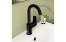 VitrA Flow Soft Swivel Basin Mixer - Matt Black