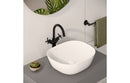 VitrA Origin Classic Tall Basin Mixer (Cross Handles) - Matt Black