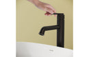 VitrA Origin Classic Tall Basin Mixer (Top Handle) - Matt Black