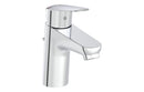 VitrA Flow Round Basin Mixer with Waste Lever - Chrome