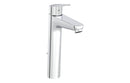 VitrA Flow Round Tall Basin Mixer with Waste Lever - Chrome
