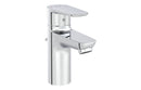 VitrA Flow Soft Basin Mixer with Waste Lever - Chrome