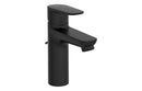 VitrA Flow Soft Large Basin Mixer with Waste Lever - Matt Black