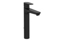 VitrA Flow Soft Tall Basin Mixer with Waste Lever - Matt Black