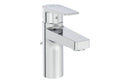 VitrA Flow Square Basin Mixer with Waste Lever - Chrome