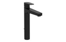 VitrA Flow Square Tall Basin Mixer with Waste Lever - Matt Black
