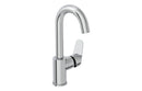 VitrA Flow Round Swivel Basin Mixer - Chrome