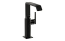 VitrA Suit Tall Basin Mixer (Side Handle) - Gloss Black