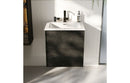 VitrA Suit Basin Mixer (Side Handle) - Gloss Black