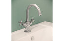 VitrA Origin Classic Basin Mixer (Cross Handles) - Chrome