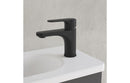 VitrA Root Round Compact Basin Mixer - Matt Black