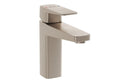 VitrA Root Square Basin Mixer - Brushed Nickel