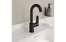 VitrA Root Round Swivel Basin Mixer - Matt Black