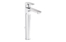 VitrA Root Round Tall Basin Mixer with Waste Lever - Chrome