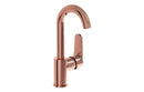 VitrA Root Round Swivel Basin Mixer - Soft Copper