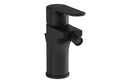 VitrA Root Round Bidet Mixer - Matt Black
