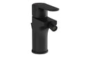VitrA Root Round Bidet Mixer - Matt Black