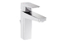 VitrA Root Square Basin Mixer with Waste Lever - Chrome