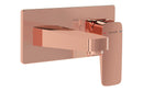 VitrA Root Square Wall Mounted Basin Mixer - Soft Copper