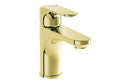 VitrA Root Round Compact Basin Mixer - Soft Gold