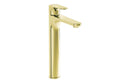 VitrA Root Round Tall Basin Mixer - Soft Gold